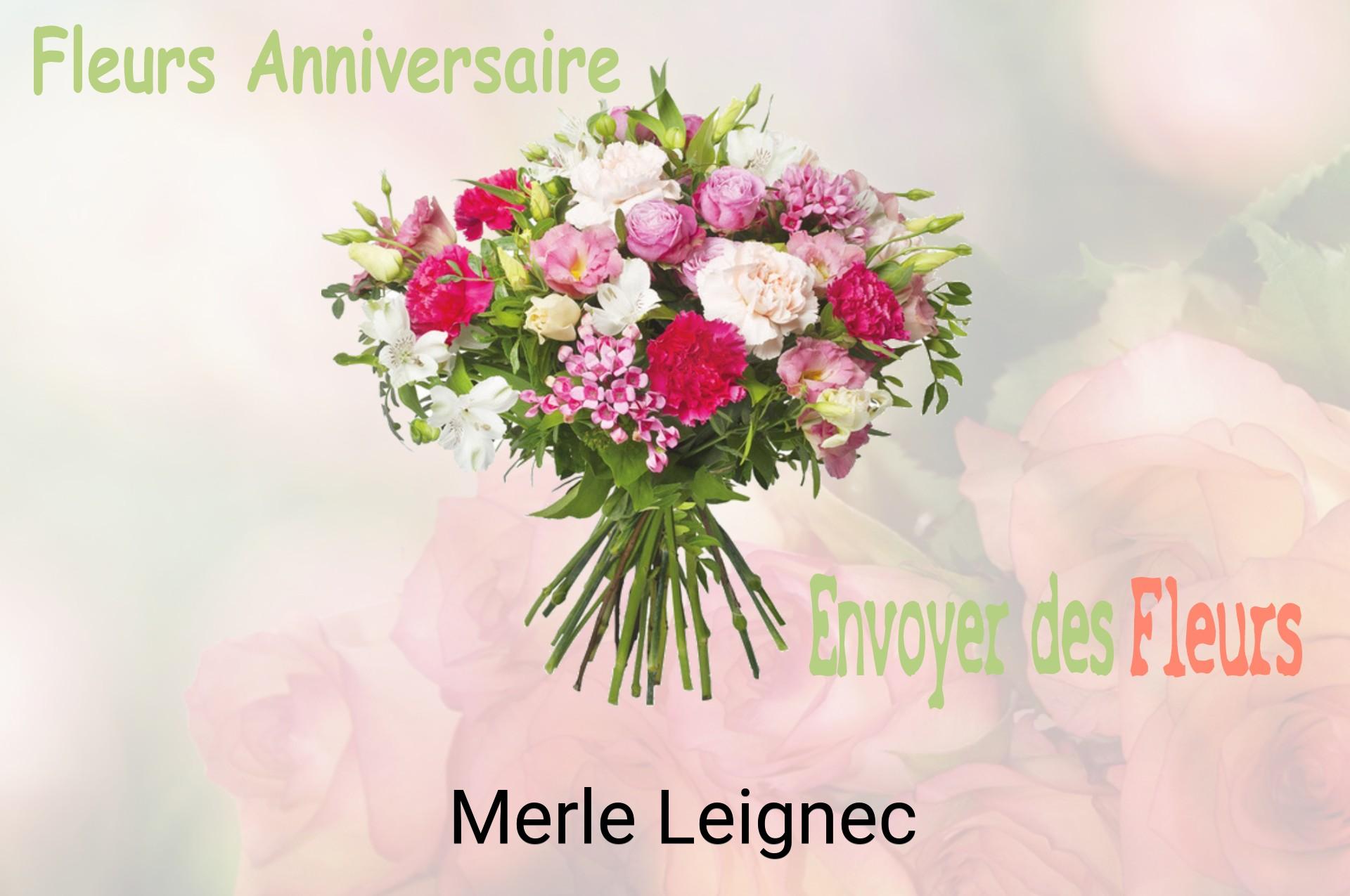 Bouquet de fleurs d’anniversaire livré à Merle-Leignec